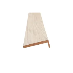 Coprifilo liscio in mdf impial. Beige alt 7 cm con ala da 4 cm