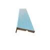 Coprifilo liscio in mdf impiallacciato Acero Neve alt 7 cm con aletta