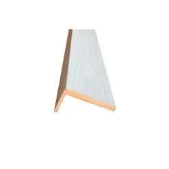 Coprifilo liscio in mdf impial. Acero Neve alt 7 cm con ala da 4 cm