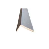 Coprifilo liscio listellare laminato Olmo Cenere alt 7 cm con ala da 4 cm