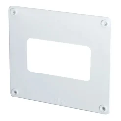 Copriforo per tubo rettangolare 120 mm x 60 mm
