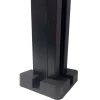 Copripalo in plastica 2 pz 12,5x3 cm nero