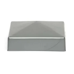 Copripalo in plastica riciclata per pali in legno 7x7 cm acciaio