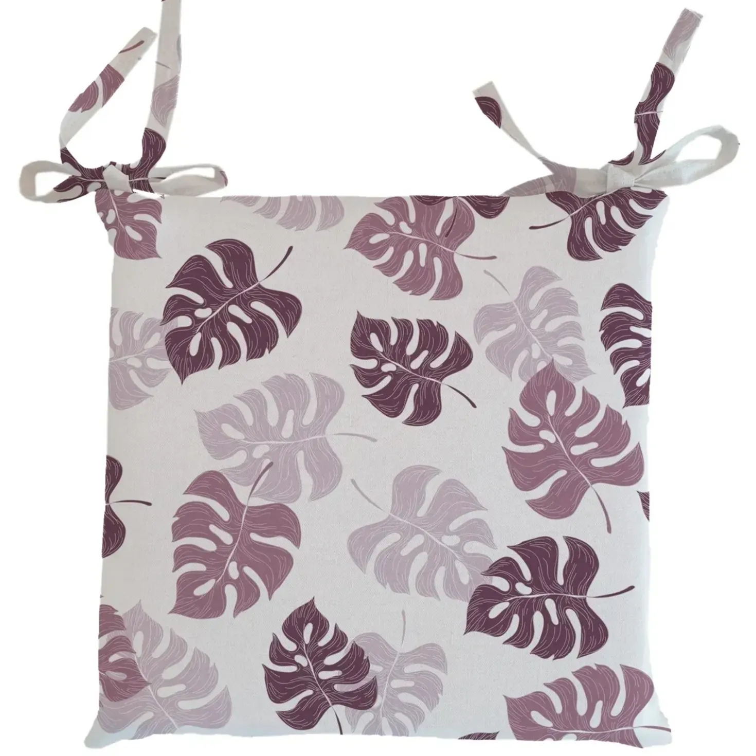 Coprisedia foglia rosa 40x40 cm