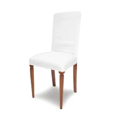 Coprisedia in tessuto bielastico Magico bianco 2 pz