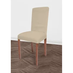 Coprisedia in tessuto bielastico Magico tortora 2 pz