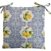Coprisedia Ravello azzurro 40x40 cm set da 4 pz