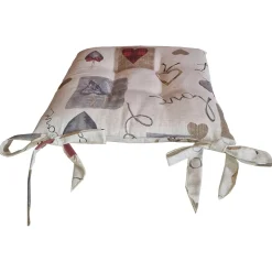 Coprisedia Relax trapuntato 40 cm x 40 cm cuori provenza