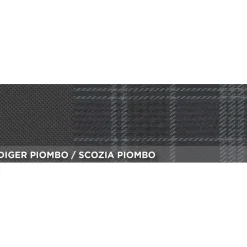 Coprisedili anteriori Fiat Panda 12 scozzese grigio piombo