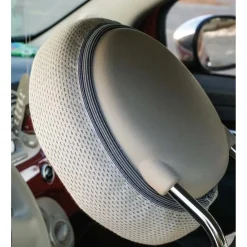 Coprisedili anteriori Fiat 500 07 grigio e panna