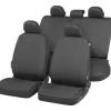 Coprisedili auto nero 14 pezzi
