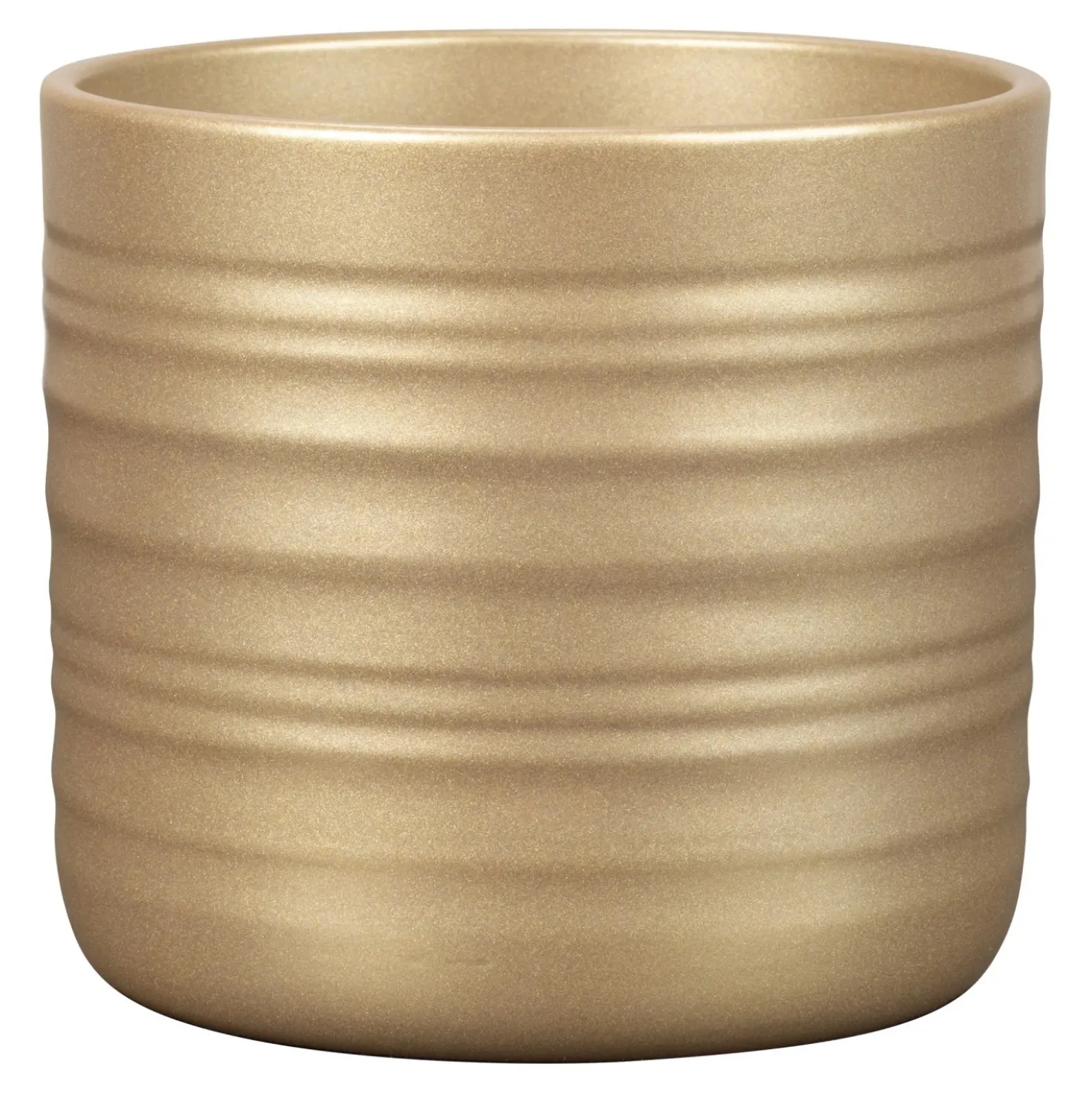 Coprivaso in ceramica Scheurich 17 cm Royal Gold
