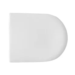 Copriwater a D Compact in termoindurente bianco