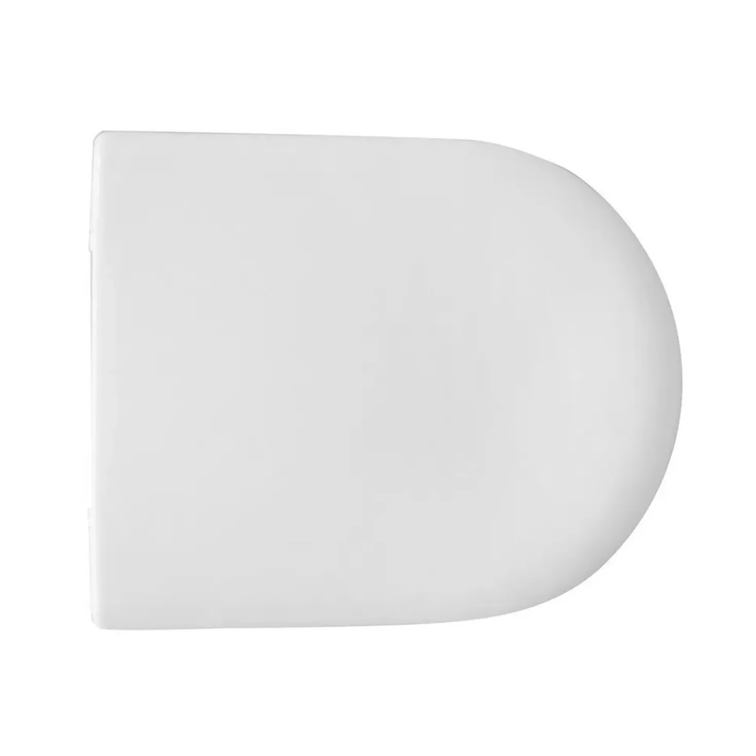 Copriwater a D Compact in termoindurente bianco
