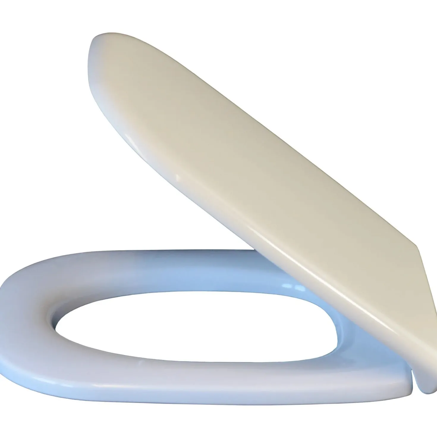 Copriwater a D Duravit in plastica bianco