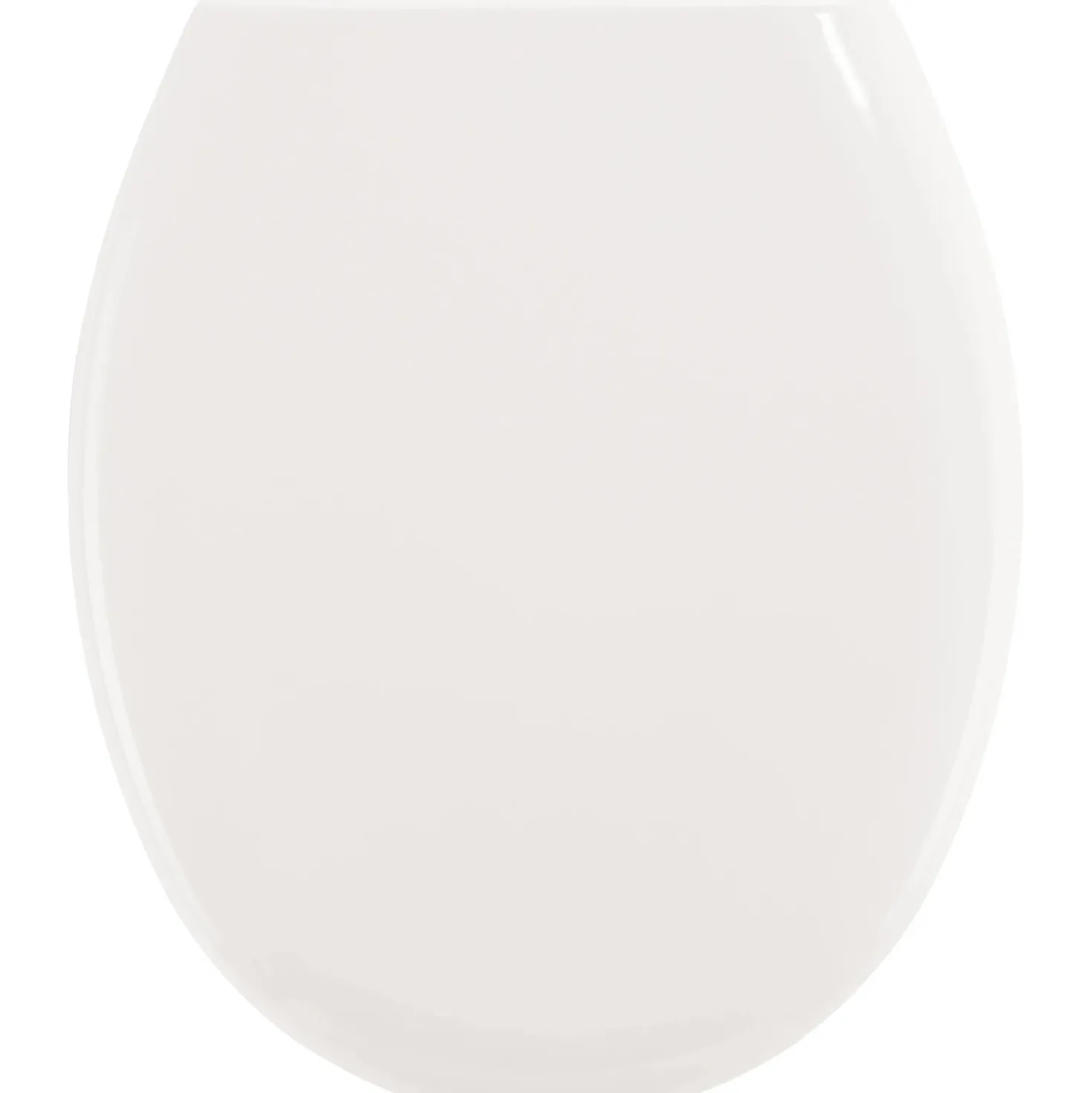 Copriwater ovale baliv Copala in mdf legno bianco