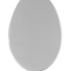 Copriwater ovale Ellisse in mdf bianco