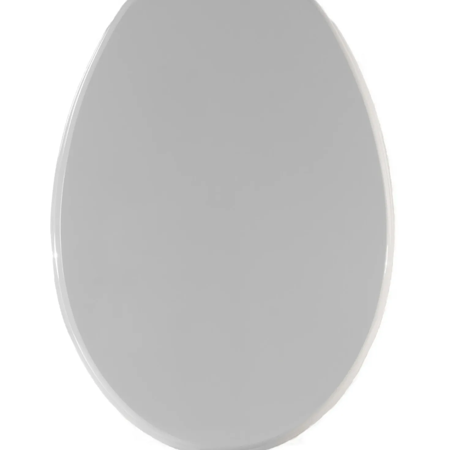 Copriwater ovale Ellisse in mdf bianco