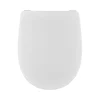 Copriwater ovale Grace in termoindurente bianco