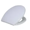 Copriwater ovale in duroplast bianco 43x37 cm