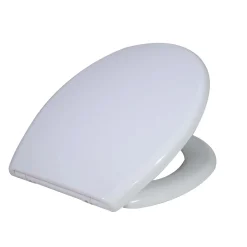 Copriwater ovale in duroplast bianco 43x37 cm