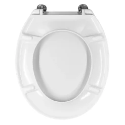 Copriwater ovale Piave in termoindurente bianco