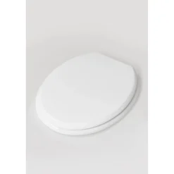 Copriwater ovale universale in abs bianco