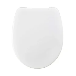 Copriwater ovale universale in termoindurente bianco