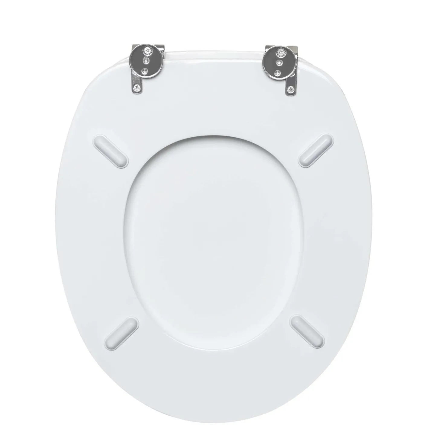Copriwater universale Elva in mdf bianco
