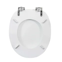 Copriwater universale Niva soft close in mdf bianco