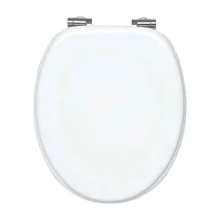 Copriwater universale Niva soft close in mdf bianco