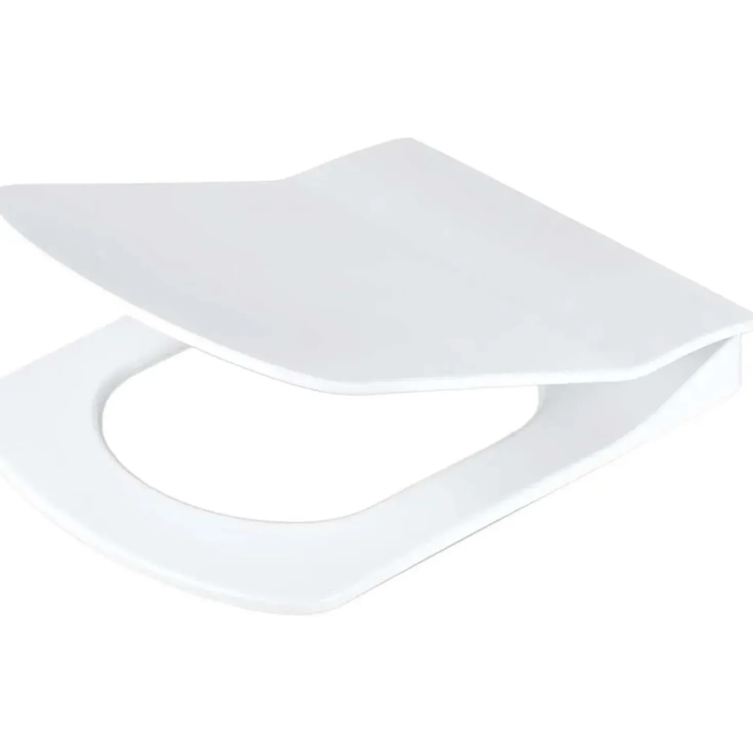 Copriwater WC slim soft-close Placetas bianco 36,5 x 45 cm