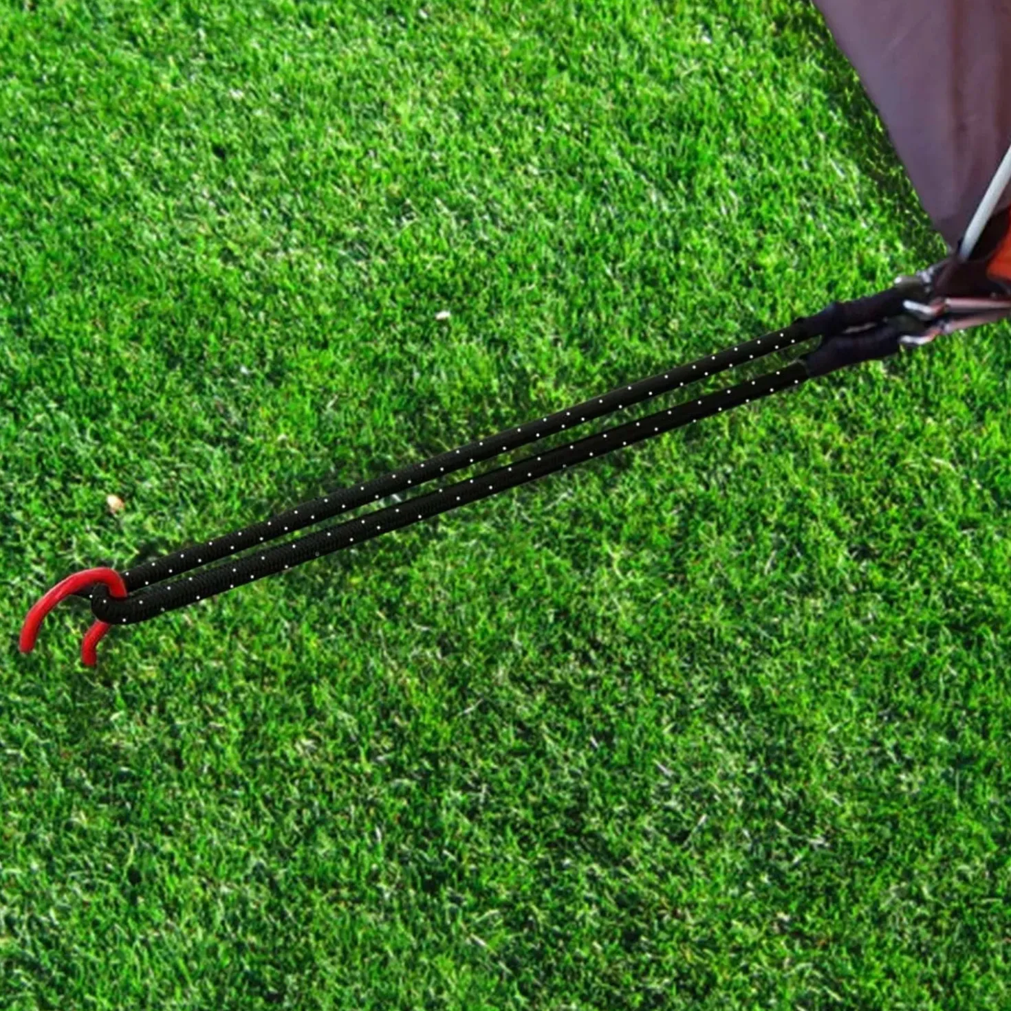 Corda elastica con gancio a moschettone Metaldecor 80 cm