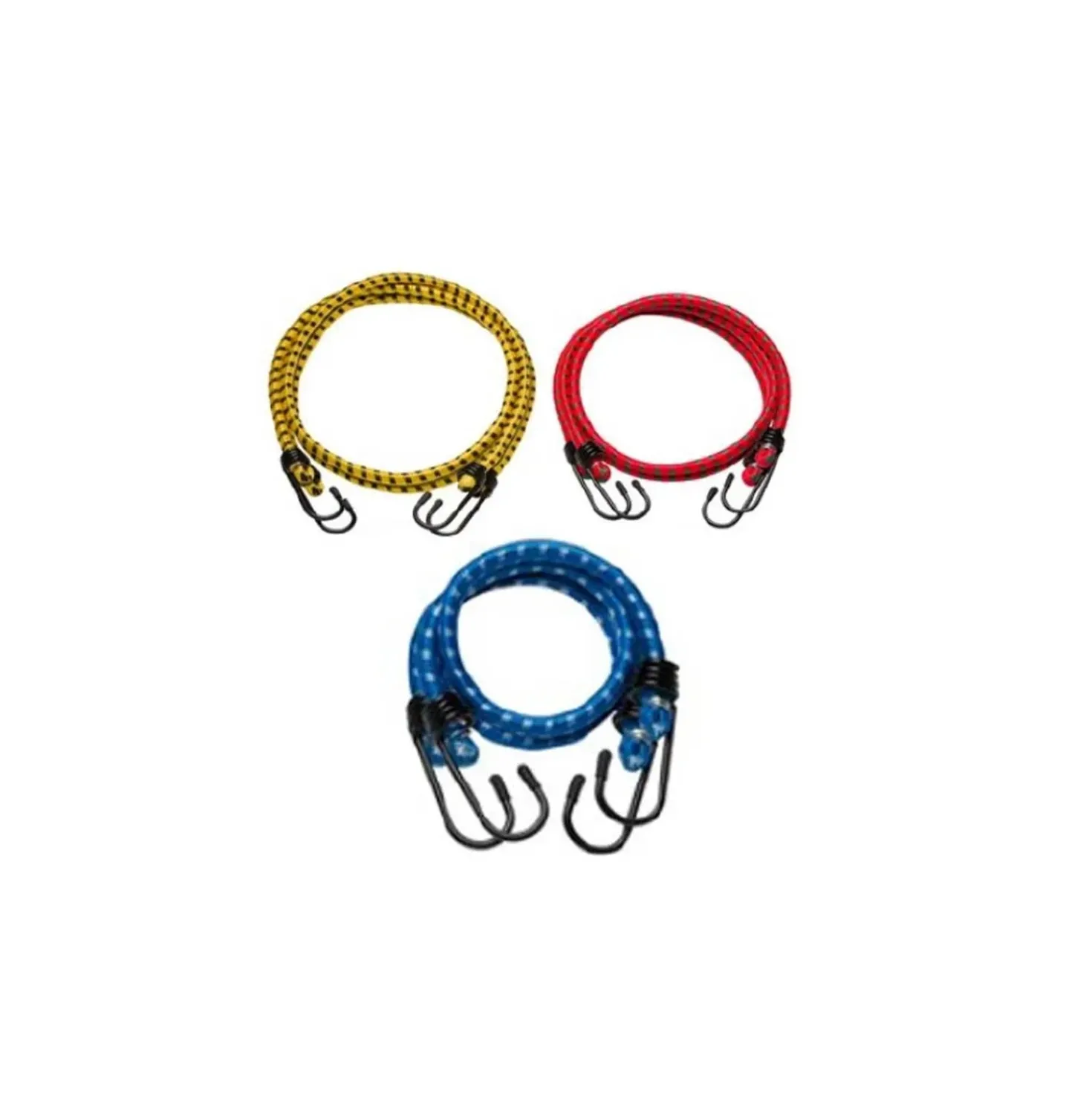 Corda elastica in gomma Metaldecor con ganci metallici 8 pz