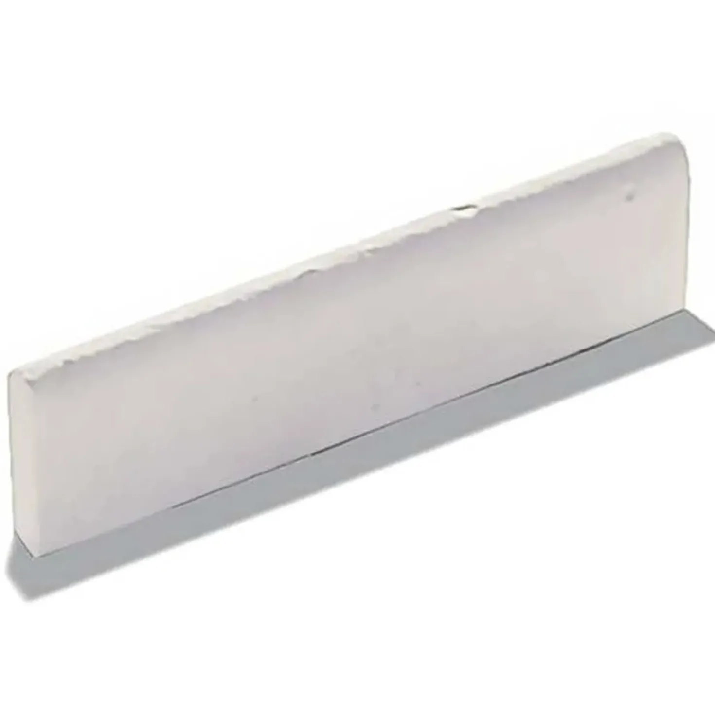 Cordolo in cemento bianco 60x4x15 cm