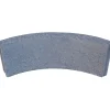 Cordolo liscio curvo in cemento 52x5x20 cm grigio