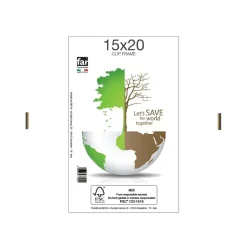 Cornice a giorno in vetro certificata FSC® 15x20 cm
