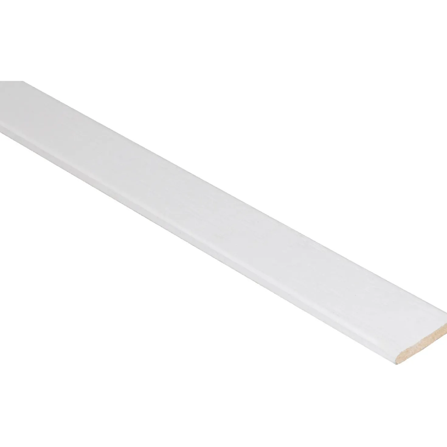 Cornice liscia laccata bianca 28 mm x 5 mm