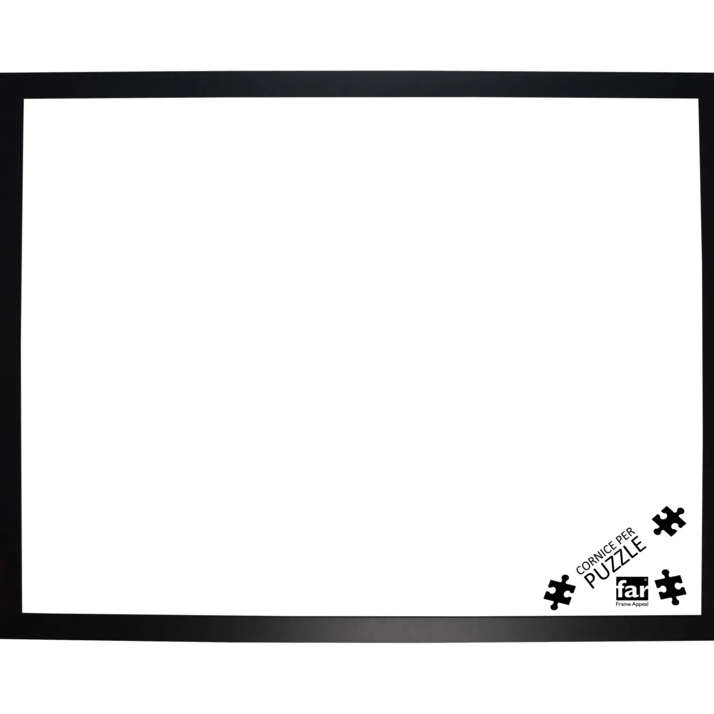 Cornice per puzzle in crilex Matisse 75x98 cm nero opaco