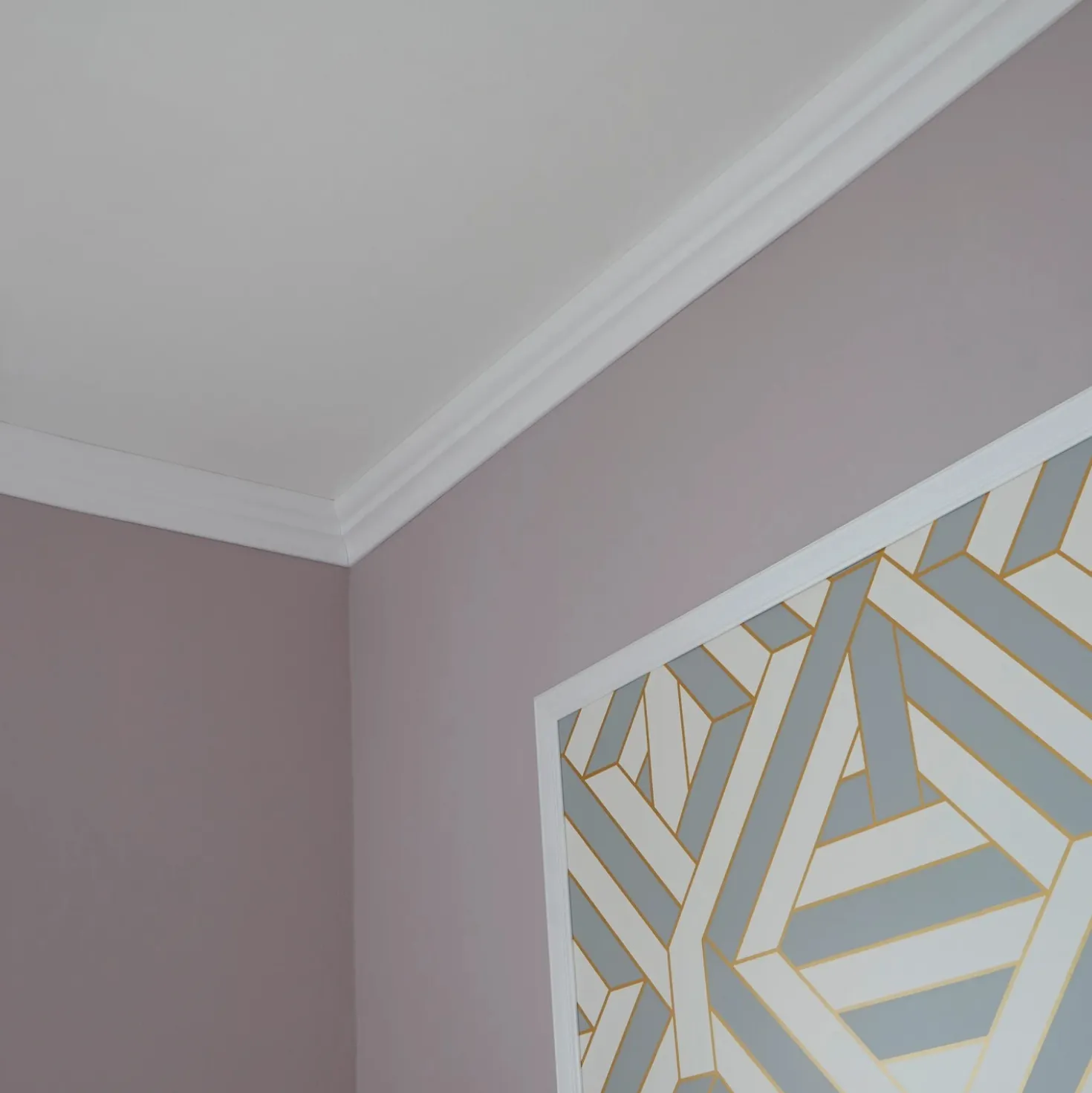 Cornice Stella Knauf 3,5 x 3,5 cm lunghezza di 2 m lineari