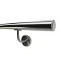 Corrimano 2 m acciaio inox lucido con kit di montaggio