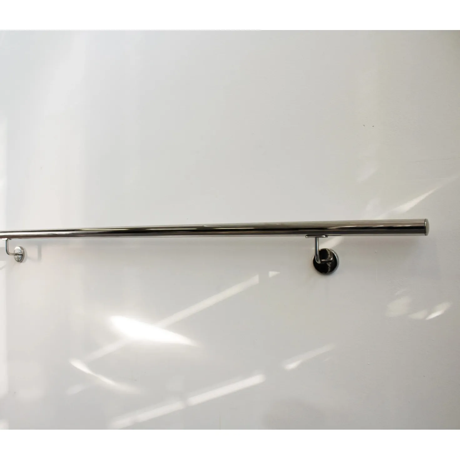 Corrimano 3 m acciaio inox lucido con kit di montaggio