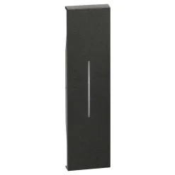 Cover illuminabile da applicare su comando Bticino KG01 Living Now nera