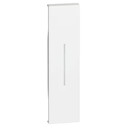 Cover illuminabile da applicare su comando Bticino KW01 Living Now bianca