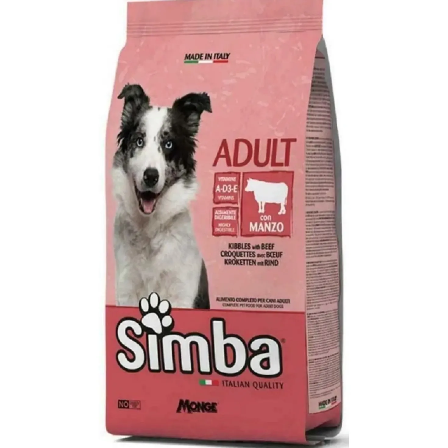 Crocchette per cani Simba Adult al manzo 10 kg