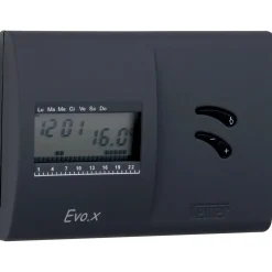 Cronotermostato Smart Home digitale settimanale Vemer Evo.X da parete a batterie