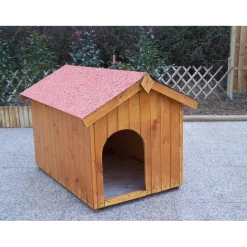 Cuccia per cani in legno tg media 70x106 cm