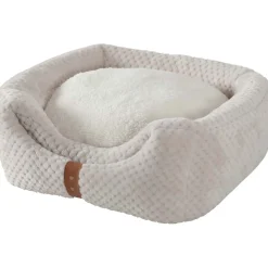 Cuccia per gatti imbottito cubo 2 in 1 Paloma beige 35x35x35 cm