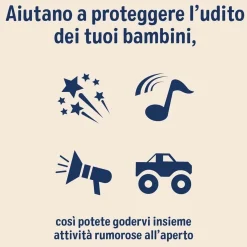 Cuffie auricolari 3M Plus per la protezione acustica dei bambini, (87 - 98 dB)