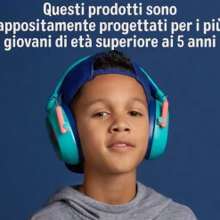 Cuffie auricolari 3M Plus per la protezione acustica dei bambini, (87 - 98 dB)